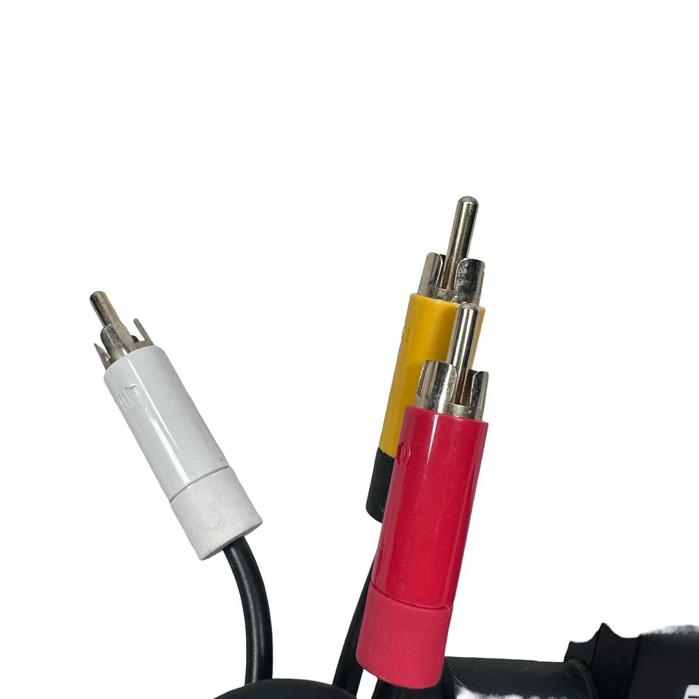 Microsoft Xbox 360 Composite AV Cable RCA X821376-002 Gray Connector OEM Black